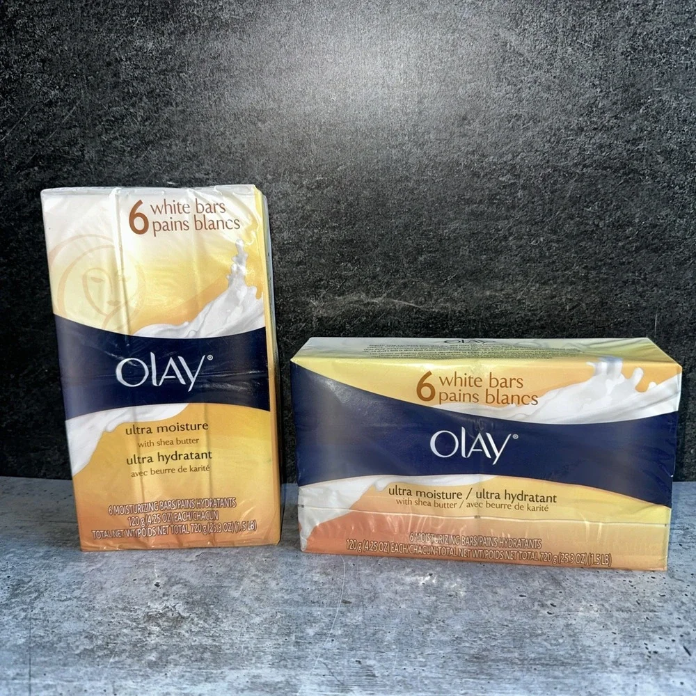 12 Pack (bars ) Olay ultra moisture White Bar Soap  Original FORMULA - 4.25 oz